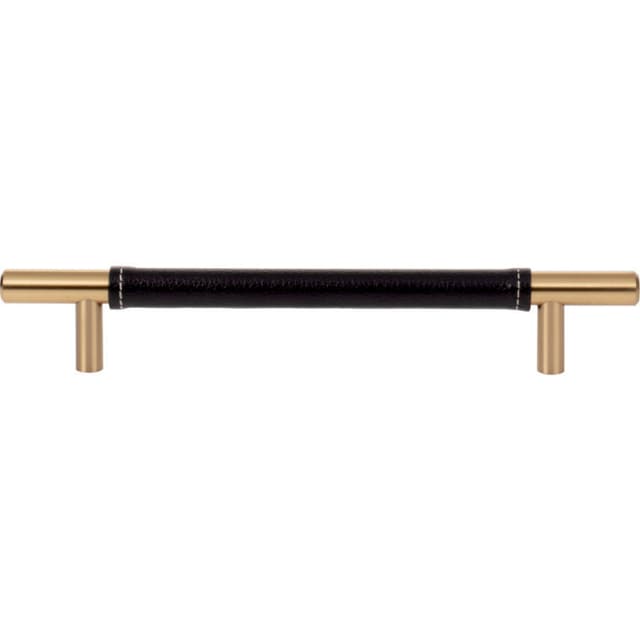 Top Knobs Zanzibar Series 6-5/16" (160 mm) Center to Center Warm Brass Pull, - 281-BL-WB