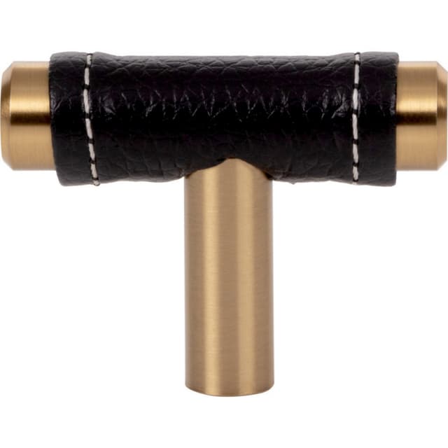 Top Knobs Zanzibar Series 1-7/8 in (48 mm) L x 9/16 in (14 mm) W Warm Brass Knob, - 288-BL-WB