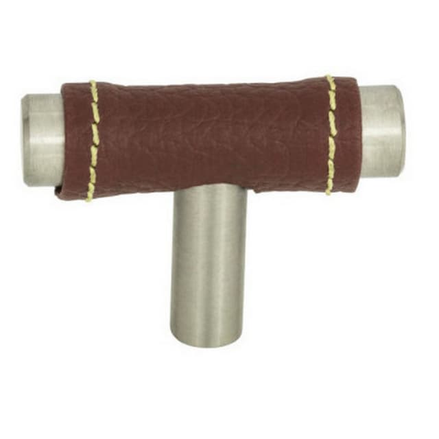 Top Knobs Zanzibar Series 1-7/8 in (48 mm) L x 9/16 in (14 mm) W Brushed Nickel Knob, - 288-OW-BRN