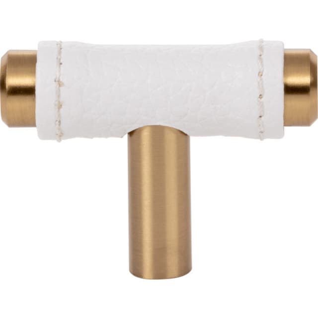 Top Knobs Zanzibar Series 1-7/8 in (48 mm) L x 9/16 in (14 mm) W Warm Brass Knob, - 288-WT-WB