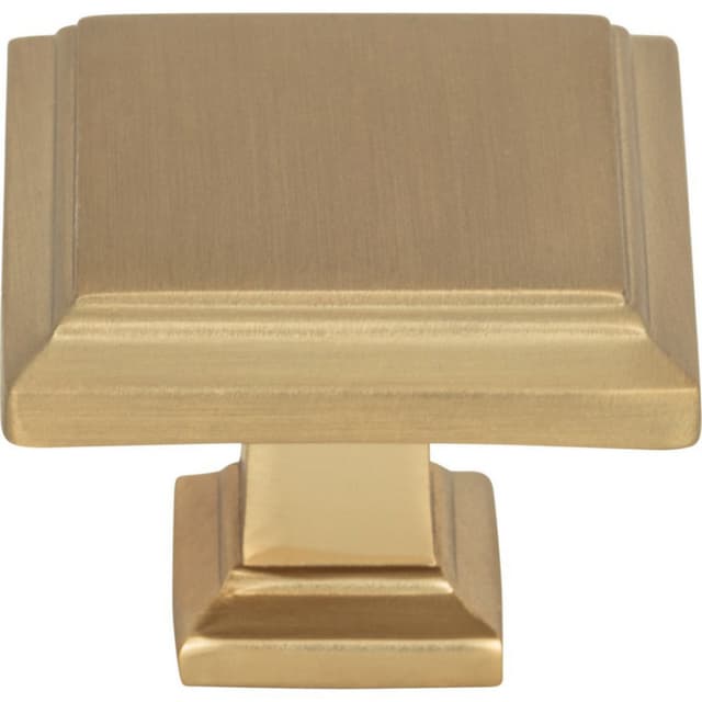Top Knobs Sutton Place Series 1-1/4 in (32 mm) L x 1-1/4 in (32 mm) W Champagne Knob, - 289-CM
