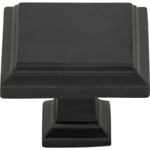 Top Knobs Sutton Place Series 1-1/4 in (32 mm) L x 1-1/4 in (32 mm) W Modern Bronze Knob, - 289-MB