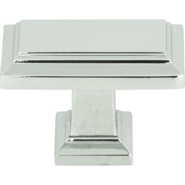 Top Knobs Sutton Place Series 1-7/16 in (37 mm) L x 3/4 in (19 mm) W Polished Chrome Knob, - 290-CH