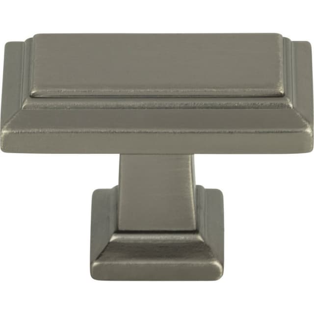 Top Knobs Sutton Place Series 1-7/16 in (37 mm) L x 3/4 in (19 mm) W Slate Knob, - 290-SL