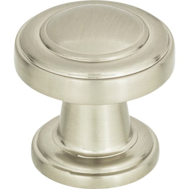 Top Knobs Bronte Series 1-1/8" (28.5 mm) Diameter Brushed NickelKnob, - 313-BRN