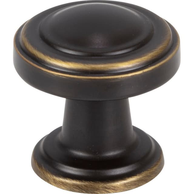 Top Knobs Bronte Series 1-1/8" (29 mm) Diameter Cafe BronzeKnob, - 313-CFB