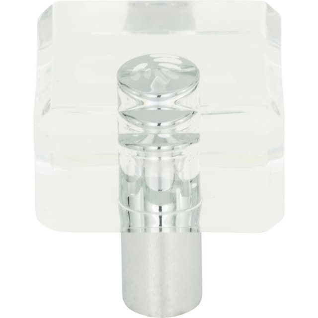 Top Knobs Optimism Series 1-1/4 in (32 mm) L x 1-1/4 in (32 mm) W Polished Chrome Knob, - 3145-CH