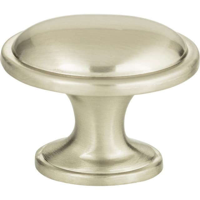 Top Knobs Austen Series 1-5/16 in (33 mm) L x 15/16 in (24 mm) W Brushed Nickel Knob, - 316-BRN