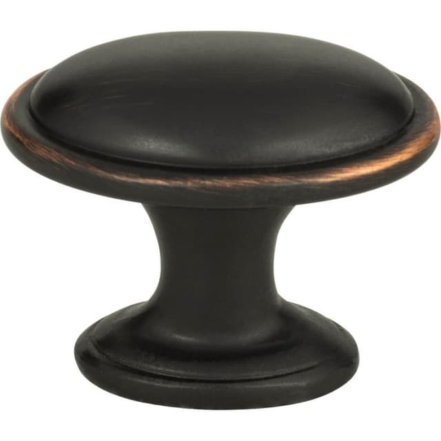 Top Knobs Austen Series 1-5/16 in (33 mm) L x 15/16 in (24 mm) W Venetian Bronze Knob, - 316-VB