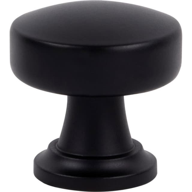 Top Knobs Browning Series 1-1/4" (32 mm) Diameter Matte BlackKnob, - 325-BL