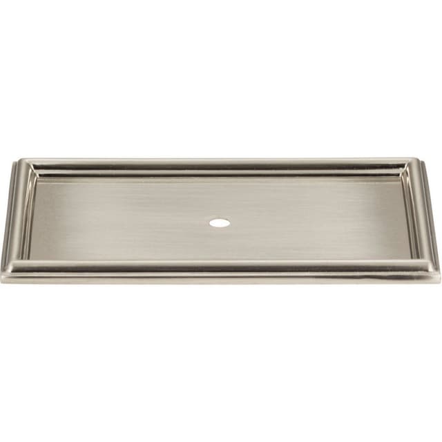 Campaign Rope Backplate 3-11/16" Long Brushed Nickel Atlas Homewares