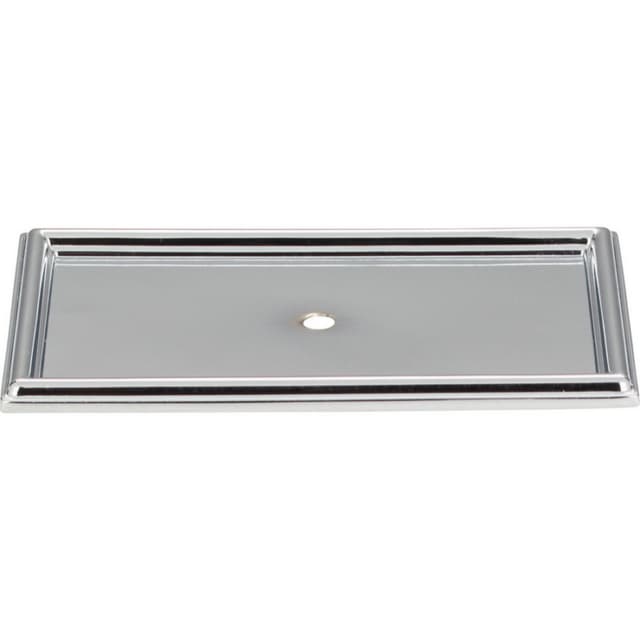 Campaign Rope Backplate 3-11/16" Long Polished Chrome Atlas Homewares