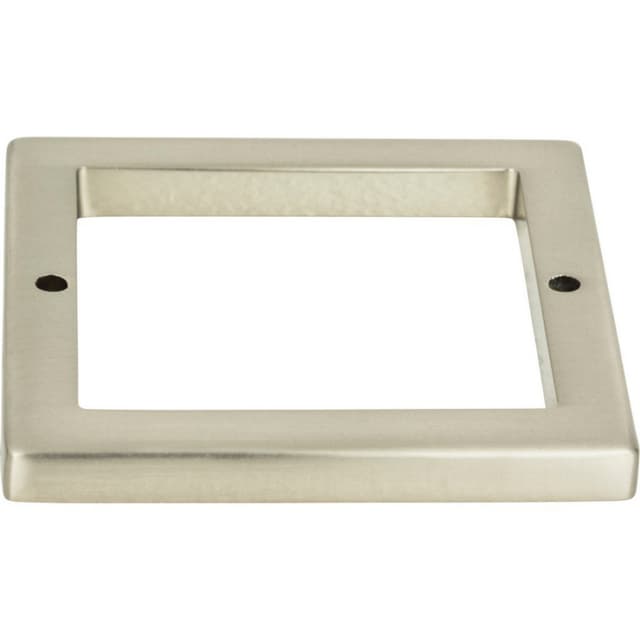 Tableau Square Base 2-1/2" Center to Center Brushed Nickel Atlas Homewares