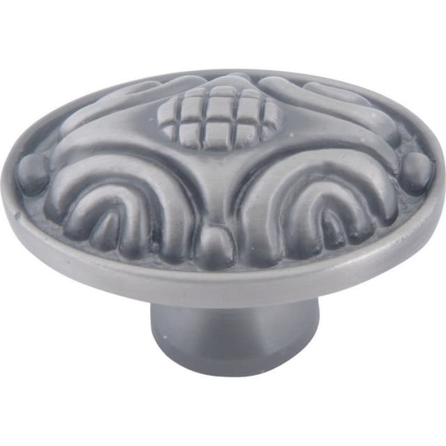 Top Knobs Limited Editions Series 1-3/4 in (44 mm) L x 1-1/2 in (38 mm) W Pewter Knob, - 4003-P
