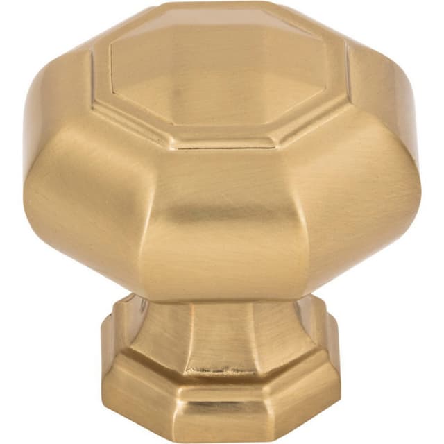 Top Knobs Elizabeth Series 1-1/4" (32 mm) Diameter Warm BrassKnob, - 418-WB