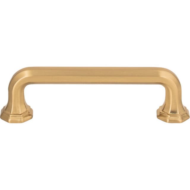 Top Knobs Elizabeth Series 3-3/4" (95 mm) Center to Center Warm Brass Pull, - 419-WB