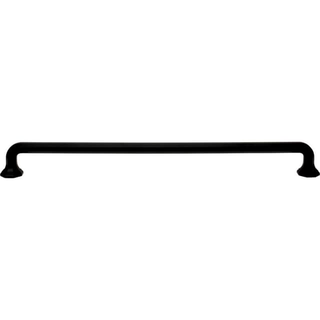 Top Knobs Elizabeth Series Matte Black 18" (457 mm) Center to Center Appliance Pull, -451-BL