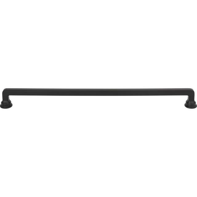 Top Knobs Oskar Series Matte Black 18" (457 mm) Center to Center Appliance Pull, -A109-BL