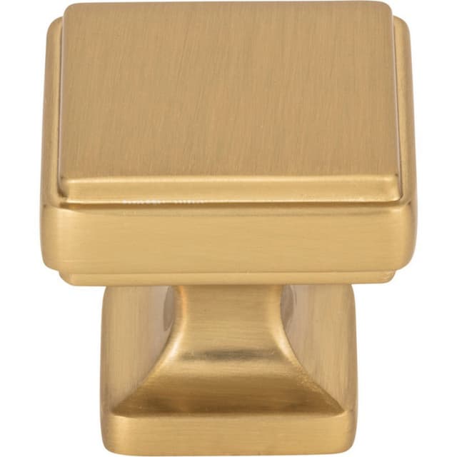 Top Knobs Kate Series 1-1/4 in (32 mm) L x 1-1/4 in (32 mm) W Warm Brass Knob, - A201-WB
