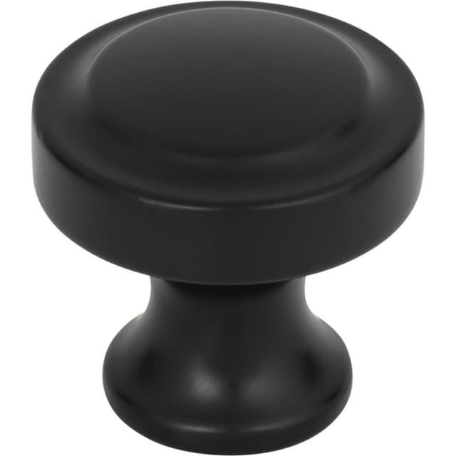 Top Knobs Bradbury Series 1-1/4" (32 mm) Diameter Matte BlackKnob, - A300-BL