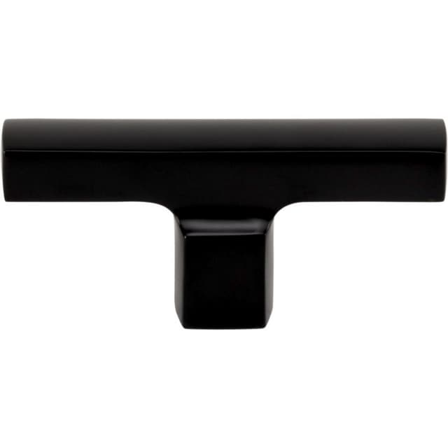 Top Knobs Holloway Series 2-3/4 in (70 mm) L x 1/2 in (13 mm) W Matte Black Knob, - A521-BL