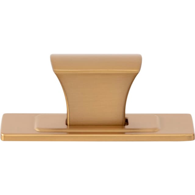 Top Knobs Zander Series 1-1/4 in (32 mm) L x 3/4 in (19 mm) W Warm Brass Knob, A6001-WB