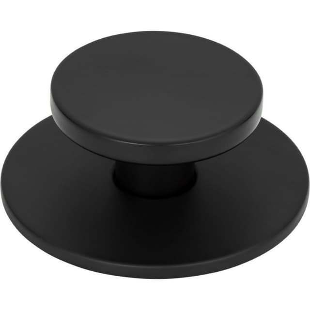 Top Knobs Dot Series 2" (51 mm) Diameter Matte BlackKnob, - A601-BL