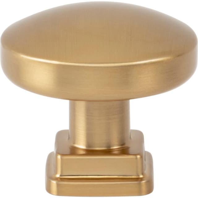 Top Knobs Kimberton Series 1-1/4" (32 mm) Diameter Warm BrassKnob, A6021-WB