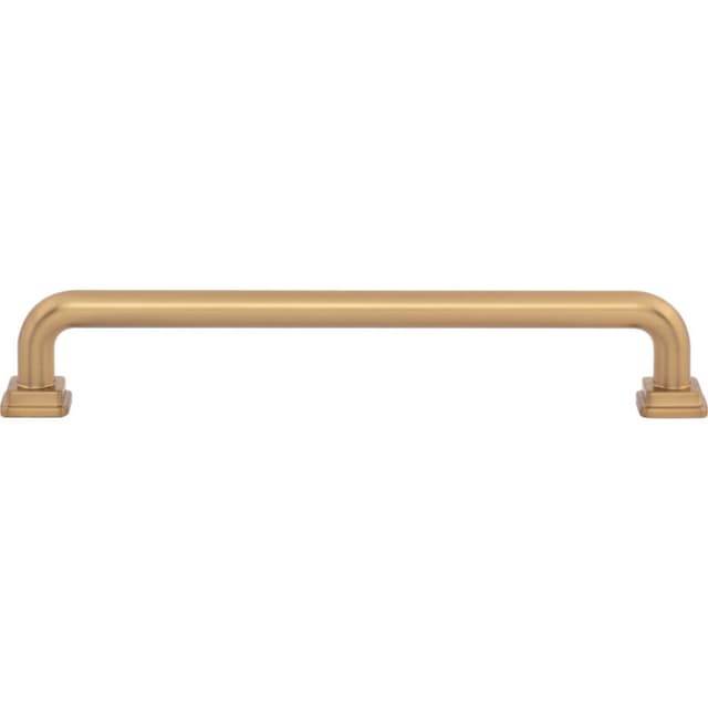 Top Knobs Kimberton Series 6-5/16" (160 mm) Center to Center Warm Brass Pull, A6025-WB