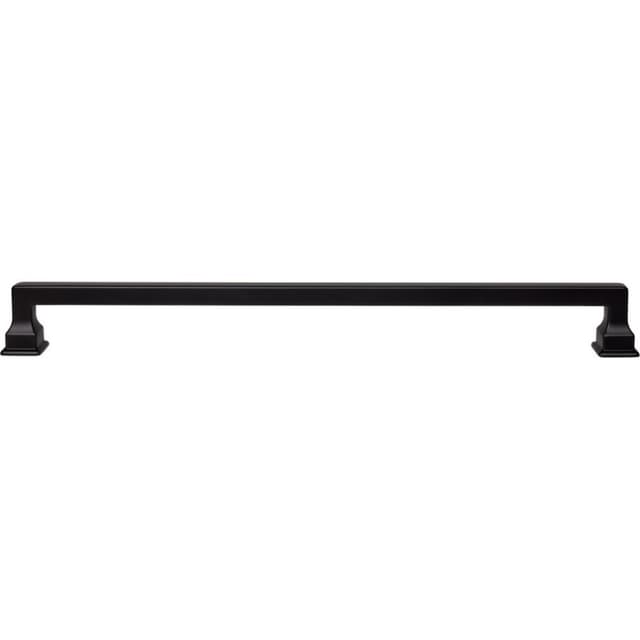 Top Knobs Erika Series Matte Black 18" (457 mm) Center to Center Appliance Pull, -A628-BL