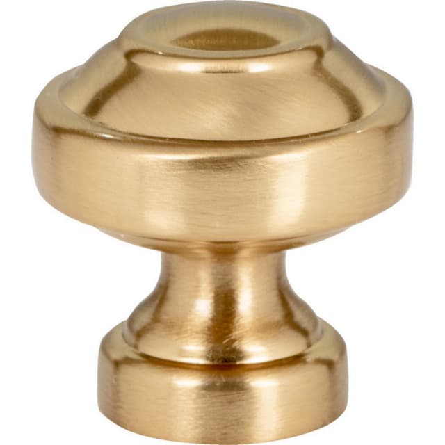Top Knobs Malin Series 1-1/8" (29 mm) Diameter Warm BrassKnob, - A640-WB
