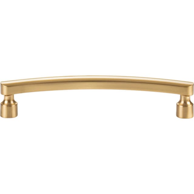 Top Knobs Lennox Series 5-1/16" (128 mm) Center to Center Warm Brass Pull, - A681-WB