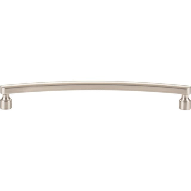 Top Knobs Lennox Series 7-9/16" (192 mm) Center to Center Brushed Nickel Pull, - A683-BRN