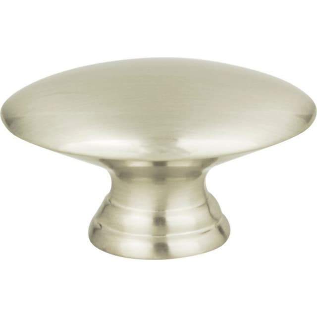 Top Knobs Successi Series 1-1/2 in (38 mm) L x 3/4 in (19 mm) W Brushed Nickel Knob, - A817-BN