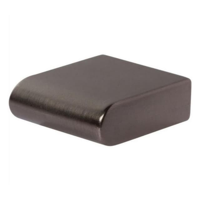 Top Knobs Round Rail Series 1-1/8" (29 mm) Diameter Matte BlackKnob, - A877-BL