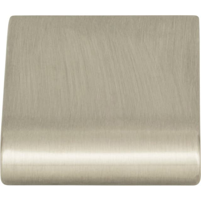 Top Knobs Round Rail Series 1-1/8 in (28.5 mm) L x 1/2 in (12.5 mm) W Brushed Nickel Knob, - A877-BN
