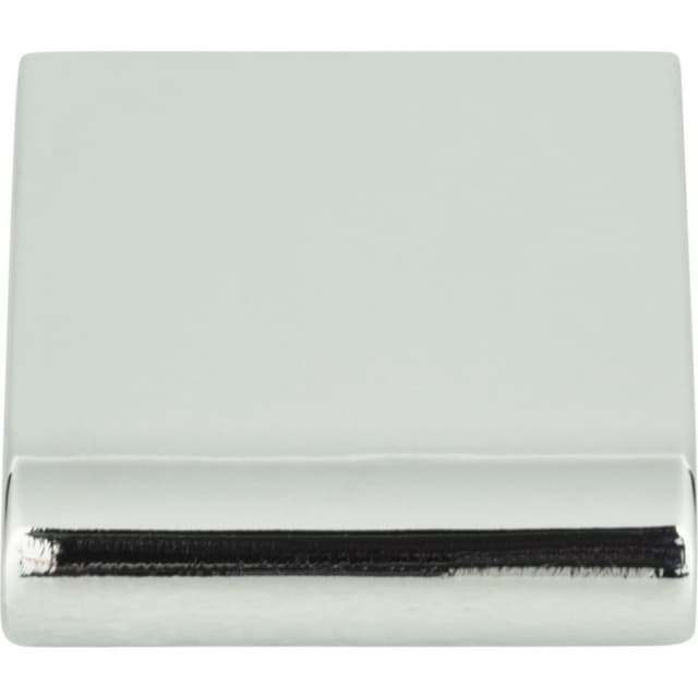 Top Knobs Round Rail Series 1-1/8 in (28.5 mm) L x 1/2 in (12.5 mm) W Polished Chrome Knob, - A877-CH