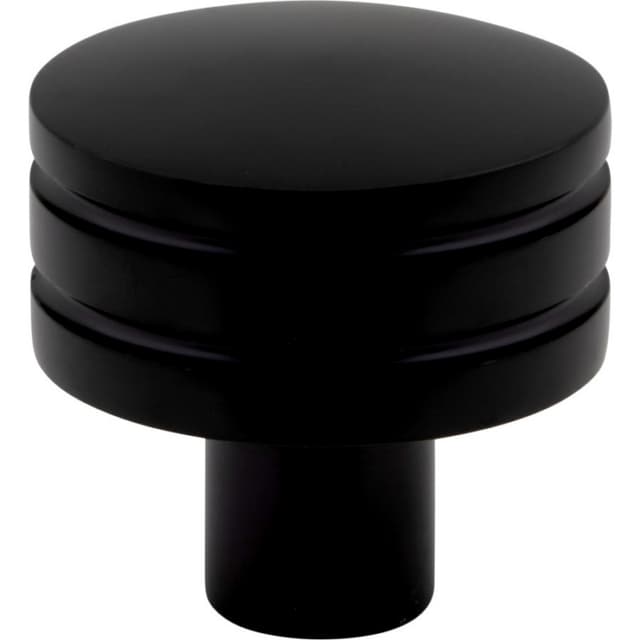 Top Knobs Griffith Series 1-1/4" (32 mm) Diameter Matte BlackKnob, - A950-BL