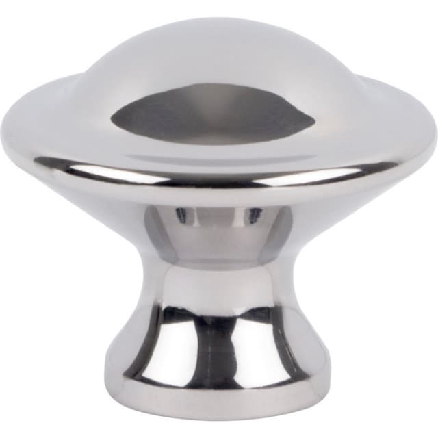 Top Knobs Torrence Series 1-1/8" (29 mm) Diameter Polished Stainless SteelKnob, - A979-PS