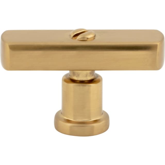 Top Knobs Everitt Series 2 in (51 mm) L x 5/8 in (16 mm) W Warm Brass Knob, - A981-WB