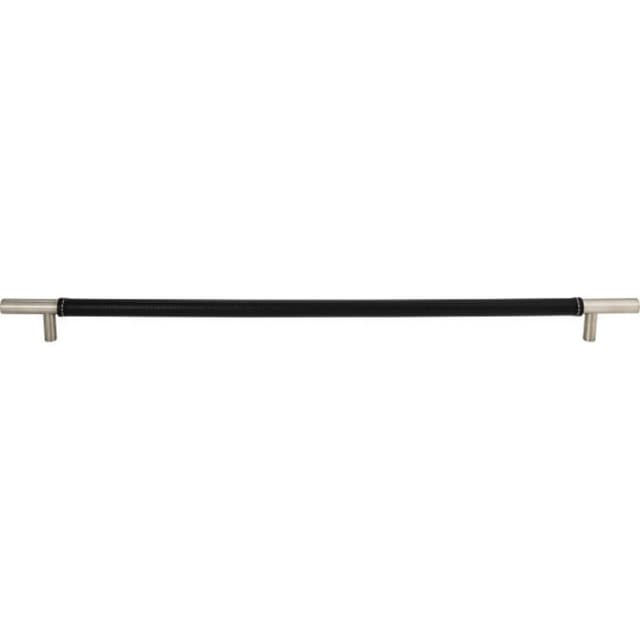 Top Knobs Zanzibar Series Brushed Nickel 17" (432 mm) Center to Center Appliance Pull, -AP05-BL-BRN