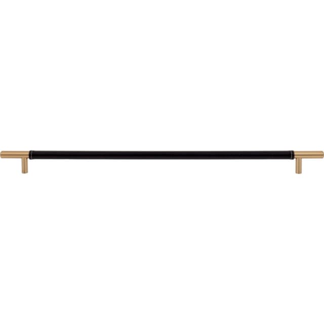 Top Knobs Zanzibar Series Warm Brass 17" (432 mm) Center to Center Appliance Pull, -AP05-BL-WB