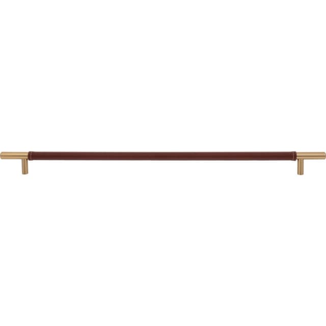 Top Knobs Zanzibar Series Warm Brass 17" (432 mm) Center to Center Appliance Pull, -AP05-OW-WB
