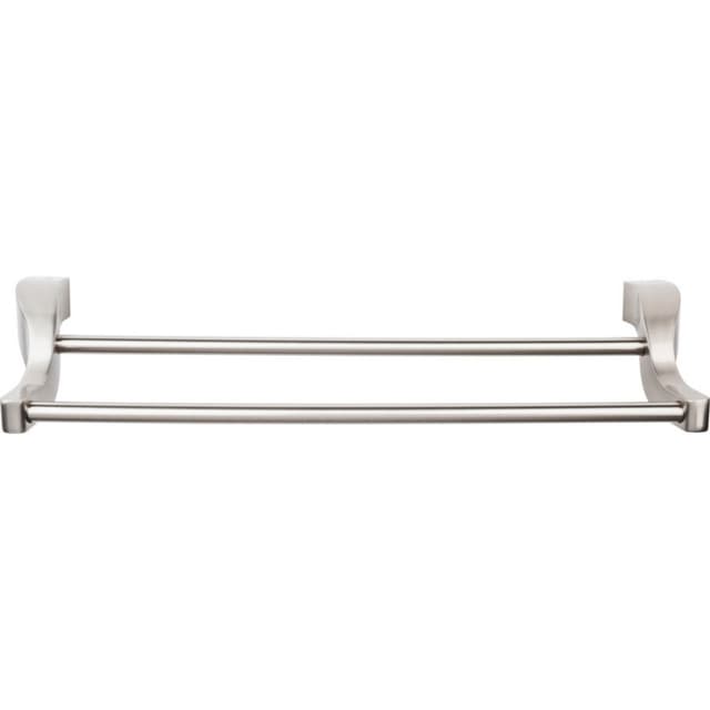Aqua Bath Double Towel Bar - Brushed Satin Nickel - Top Knobs AQ7BSN