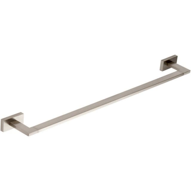 Axel Single Towel Bar 24" Center to Center Brushed Nickel - Top Knobs AXTB600-BRN