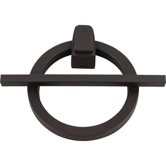 Top Knobs Modern Avalon Series Aged Bronze 6 in (152 mm) L x 7-1/4 in (184 mm) W Brass Door Knocker, - DK643-O