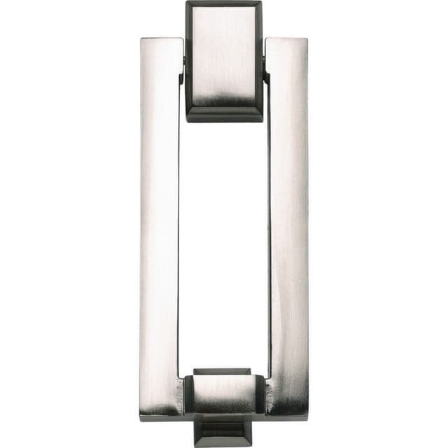 Top Knobs Mission Series Brushed Nickel 5-1/2 in (140 mm) L x 2-1/8 in (54 mm) W Brass Door Knocker, - DK644-BRN
