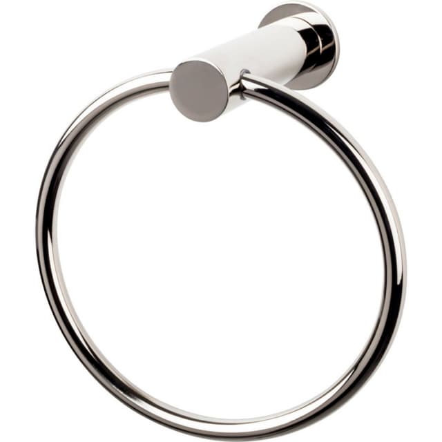 Hopewell Bath Ring 6-5/16" Long Polished Nickel - Top Knobs HOP5PN