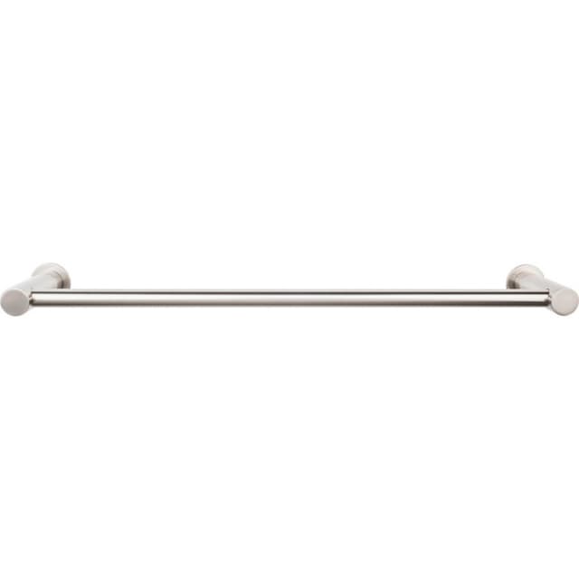 Hopewell Bath Single Towel Bar 18" Center to Center Brushed Satin Nickel - Top Knobs HOP6BSN