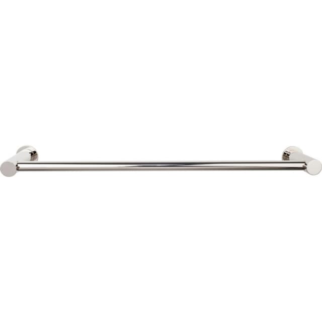 Hopewell Bath Single Towel Bar 18" Center to Center Polished Nickel - Top Knobs HOP6PN